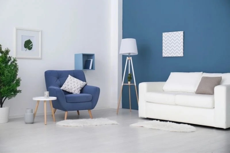 Bozyaka salon iç cephe boyama örneği